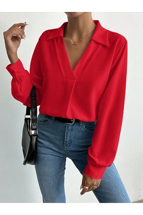 بلوز بژ زنانه ساده ARV MODA FASHİON THAT İNSPİRES - کد 898239517