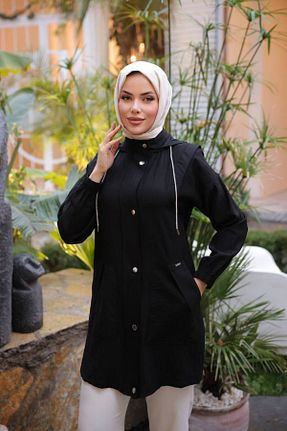 ترنچکت مشکی زنانه بدون آستر sudi butik - کد 898856450