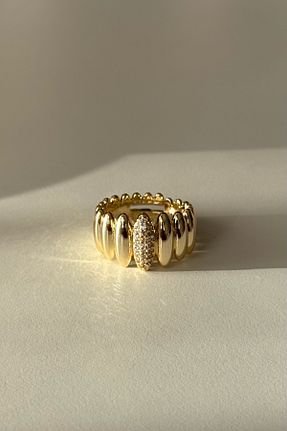 انگشتر جواهر زرد زنانه زیرکن Beca Atelier - کد 898270453
