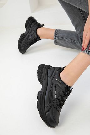 کفش اسنیکر مشکی زنانه بند دار SOHO - کد 892057789