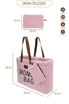 کیف مراقبت از کودک صورتی mordesign - کد 873189191