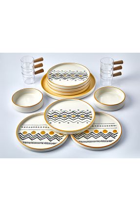 سرویس قهوه خوری سفید 6 نفره Kitchen Life - کد 857896292