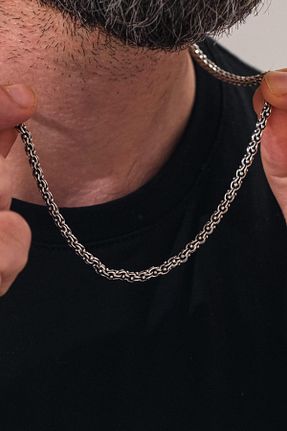 گردنبند نقره مردانه 925 عیار Tmt Silver - کد 896989688
