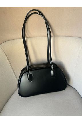 کیف دوشی مشکی زنانه چرم مصنوعی Moda Sekiz - کد 896995263