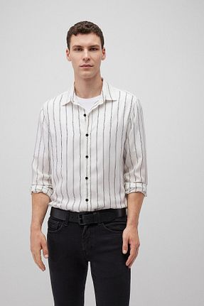 پیراهن فیروزه ای مردانه اسلیم فیت Mavi - کد 896986690