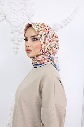 روسری نارنجی پنبه ای HAR-UM Ticaret - کد 896997471
