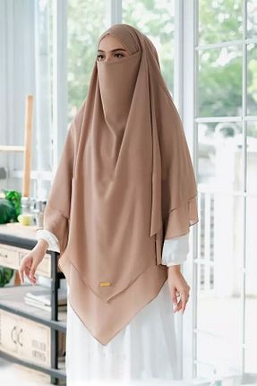 روسری رنگی شیفون Hasna Tesettür - کد 896678700