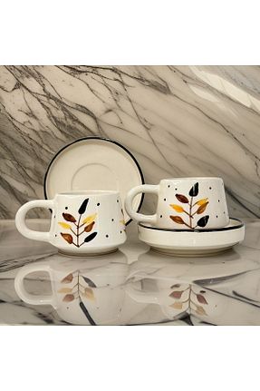 لیوان آب سفید سرامیک İlbay Çini Takı - کد 796541652