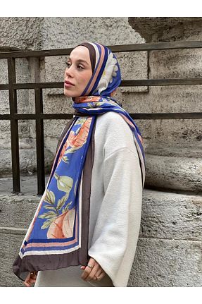 شال قهوه ای زنانه Modakaşmir - کد 897011858