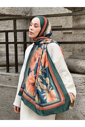 شال سبز زنانه Modakaşmir - کد 897011863