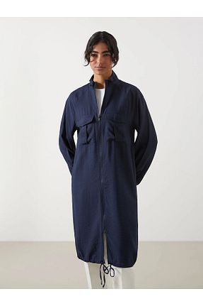 تونیک سرمه ای زنانه تریکو LC Waikiki - کد 897106540