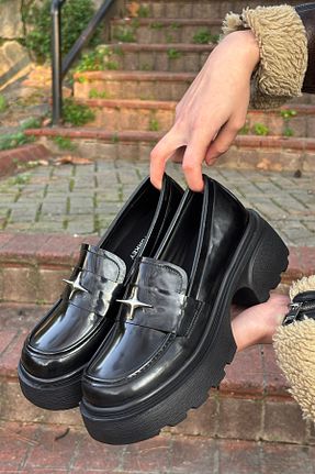 کفش لوفر بژ زنانه چرم مصنوعی otuzbesshoes - کد 897048722