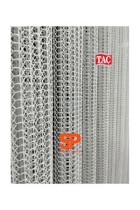 پرده توری سفید ریل دار Taç - کد 897079156