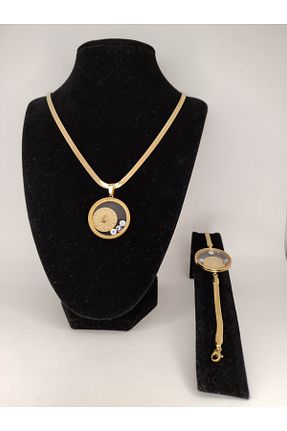 ست استیل طلائی زنانه استیل (فولاد) Romea - کد 816184396