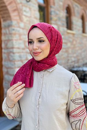 شال صورتی زنانه پلی استر Armine - کد 778134434