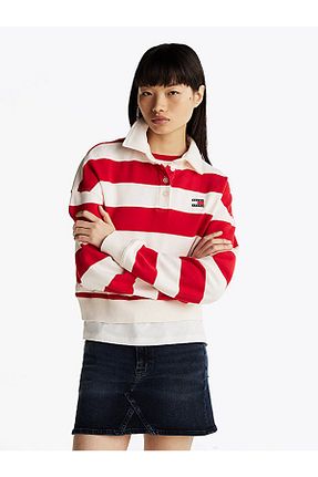 سوئیشرت آبی زنانه رترو Tommy Hilfiger - کد 897150967
