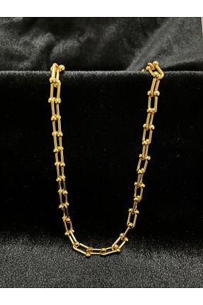 گردنبند جواهر طلائی زنانه آهن ABLENZED - کد 896798764
