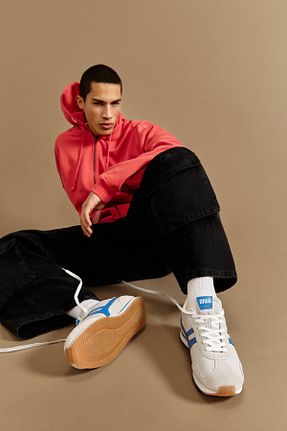 کفش اسنیکر طوسی مردانه بند دار Pull & Bear - کد 897190433