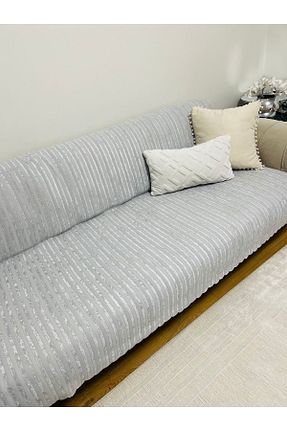 کاور مبل طوسی مخمل coverbox - کد 894377166