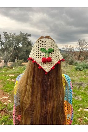 باندانا بژ پنبه ای RA Design - کد 897196430