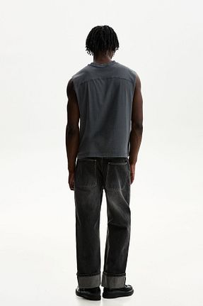 تیشرت مشکی مردانه Relaxed Bershka - کد 897406226