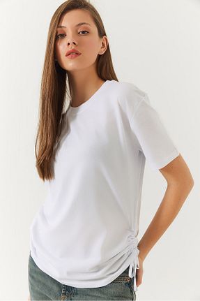 تیشرت سفید زنانه Straight Bianco Lucci - کد 897238381