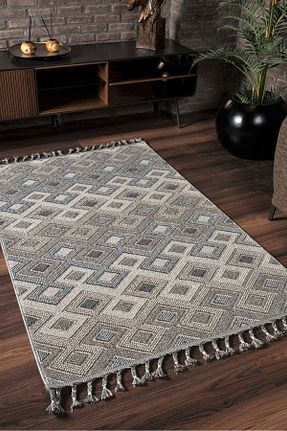 فرش بژ آنتی آلرژی KREASYON HALI - کد 897244950