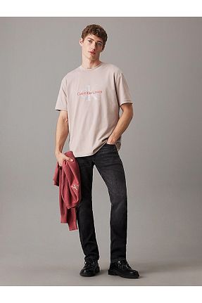 شلوار جین مشکی مردانه پاچه لوله تفنگی Calvin Klein - کد 897227421