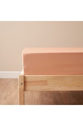 ست ملحفه دونفره صورتی پنبه - ساتن Bella Maison - کد 897252485