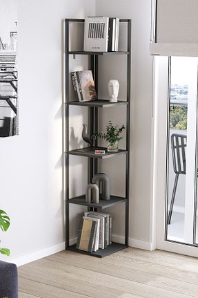 قفسه کتاب طوسی 180 سانتی متر Bofigo - کد 897955879