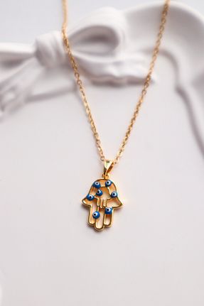 گردنبند استیل ( فولاد ) زرد استیل (فولاد) Ef Butik - کد 897256576