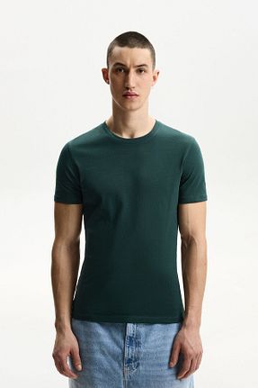 تیشرت سبز مردانه Relaxed Bershka - کد 885093049