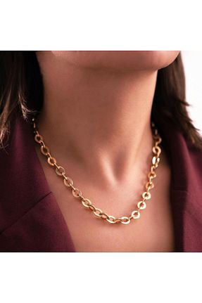 گردنبند طلا طلائی زنانه 14 عیار hakan mücevherat - کد 897974429