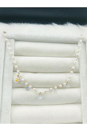 خلخال جواهر زرد زنانه DS DİAMONDSHOP - کد 897256778