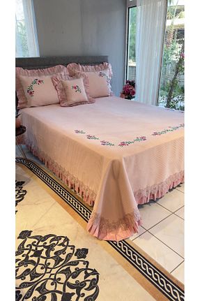 روتختی دونفره صورتی Şönil Konyaaltı Çeyizevi - کد 897243942