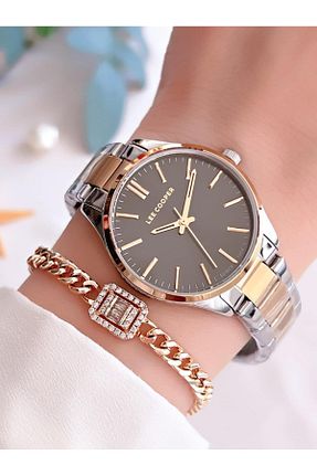 ساعت مچی طوسی زنانه 36-40 میلی متر Lee Cooper - کد 897256615