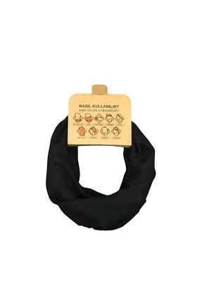 گردنی مشکی زنانه پنبه - پلی استر - الاستین REBBEX - کد 897261379