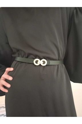 کمربند مشکی زنانه چرم مصنوعی BellaVino - کد 897266884