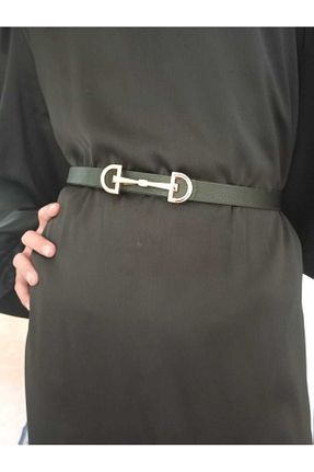 کمربند مشکی زنانه چرم مصنوعی BellaVino - کد 897263268