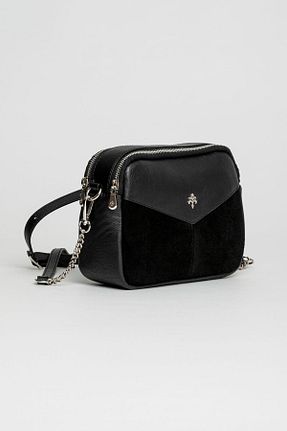 کیف پستچی مشکی زنانه جیر Jacquline - کد 788174688
