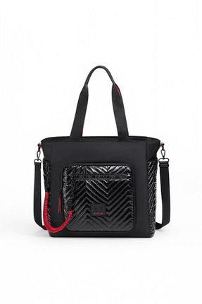 کیف دوشی مشکی زنانه پارچه ای Smart Bags - کد 888198375