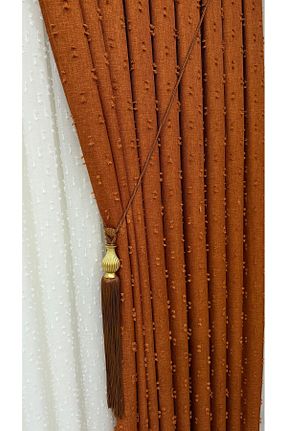 پرده زمینه رنگی کتان Fon Dünyası - کد 897343452