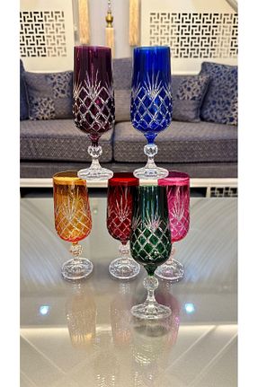 لیوان رنگی شیشه Bohemia - کد 897359113