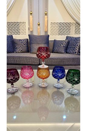 لیوان رنگی شیشه Bohemia - کد 897369360