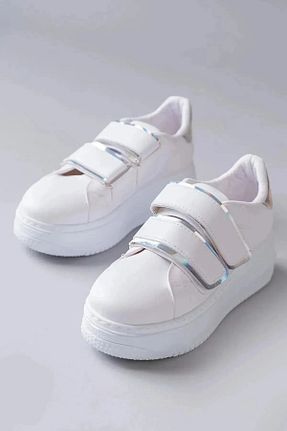 کفش اسنیکر رنگی زنانه چسبی simethrift - کد 897306947