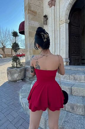لباس قرمز زنانه بافتنی MOZENA - کد 897374268