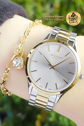 ساعت مچی زرد زنانه 31-35 میلی متر Lee Cooper - کد 68068887