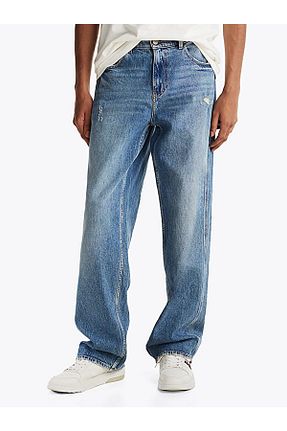 شلوار جین مشکی مردانه پاچه زیپ دار Tommy Hilfiger - کد 897391015