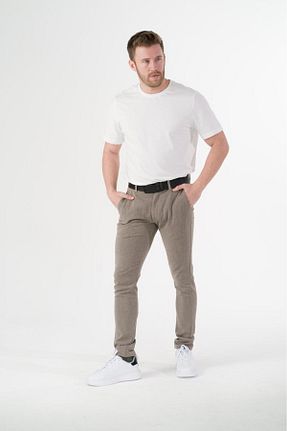 شلوار قهوه ای مردانه پارچه Drappe - کد 897393937