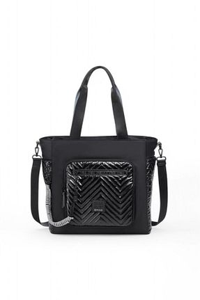 کیف دوشی مشکی زنانه پارچه ای Smart Bags - کد 888198371
